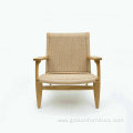 Solid Wood Frame CH25 Easy Chair